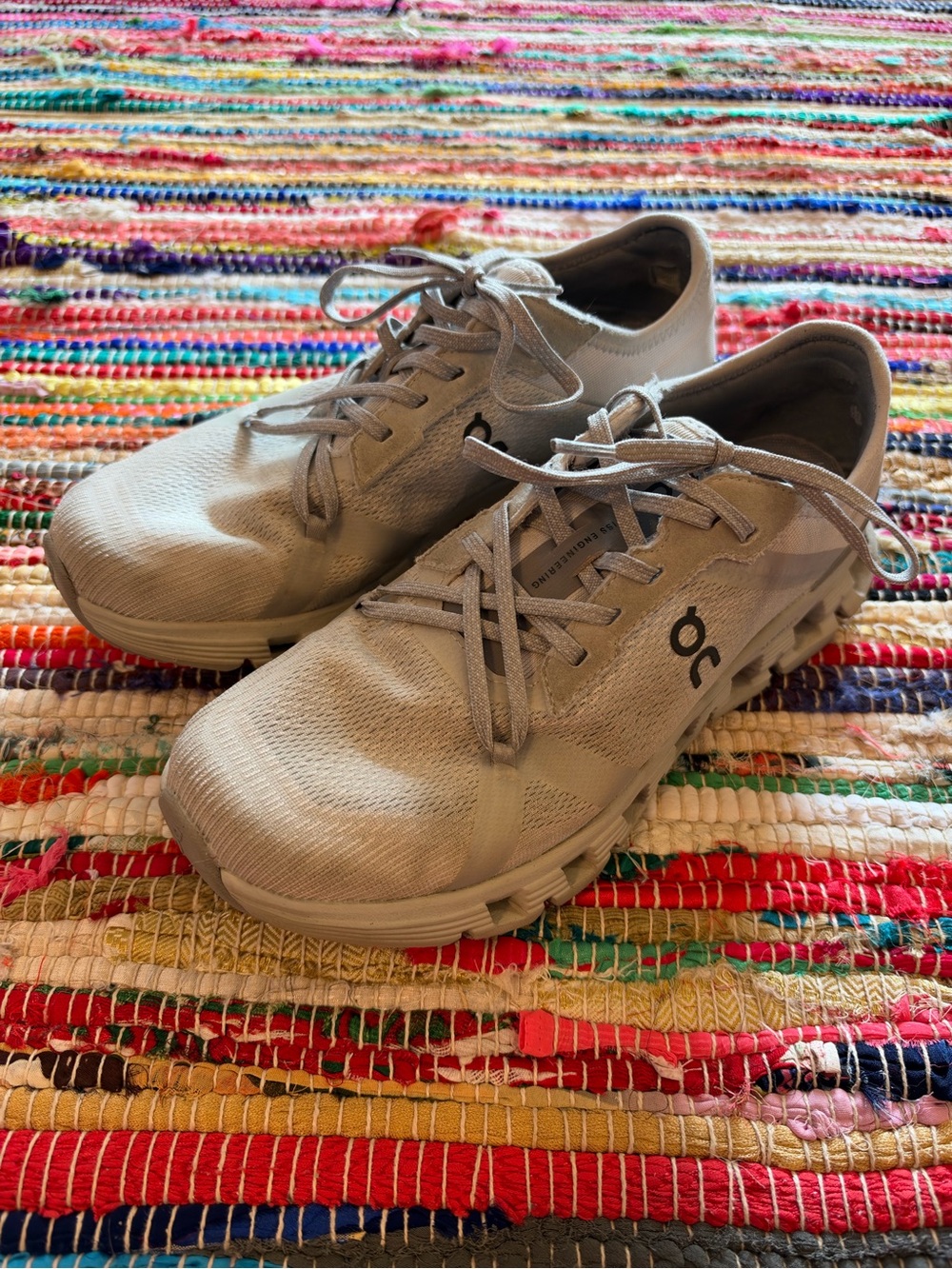 ON Cloud Sneakers Running Workout Gym Yoga Athletic Gray Women's 7.5
